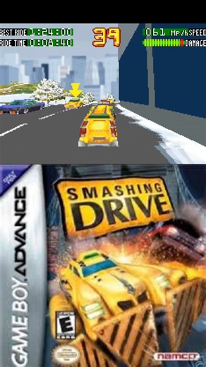 The GBA's impressive Smashing Drive demake #gba #smashingdrive #retrogaming #gameboyadvance