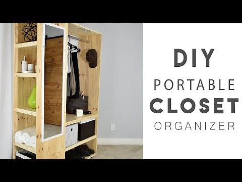 DIY Portable Closet Organizer – Easy & Space-Saving
