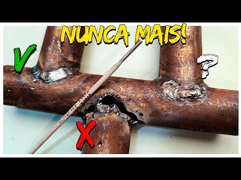 A ÚNICA FORMA DE SOLDAR TUBO FINO SEM FURAR É ESSA QUE VOU TE ENSINAR! FICA + FÁCIL PARA INICIANTES
