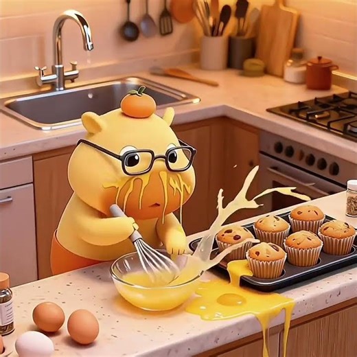 Making a Cake 🎂 #cute