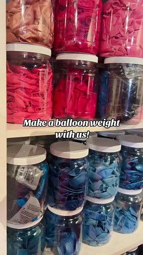 Reasons why we make our own balloon weights: • cost effectiveness • we make as we need and do not have to store tons and tons of weights • we can customize colors and the look • it just makes sense #balloontips #partystore #dayinthelifeofaballoonartist