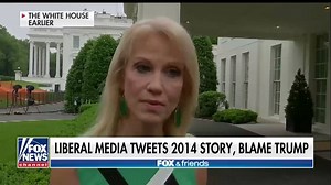 Kellyanne Conway calls out a CNN reporter for sharing a misleading tweet that showed a photo of children in cages, which turned out to be from Obama's term | Fox & Friends