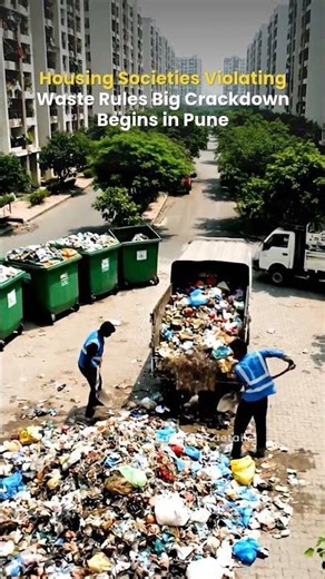 Pune Waste Management Failure Crackdown on Societies Not Treating Wet Waste On Site #saudaghar #pune