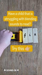 297K views · 747 reactions | Working with a child that is struggling to blend sounds to read words? Try this very practical and visual way to prompt blending. Children will literally push the letters together just like they need to do with the sounds. #phonicsfamily #phonics #teachingphonics #learntoread #handsonlearning #practicallearning #play #learnthroughplay #reading #trythis #parents #teachers #tutors #earlyyears #literacy | Phonics Family | Facebook