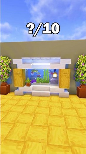 Modern Aquarium Design in Minecraft! 🐠✨ #vecna