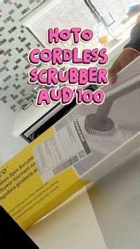 HOTO Cordless Spin Scrubber | Cleaning Made Easy! ✨🧼
