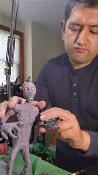 Creating a Claymation monster #Claymation #shorts #monster