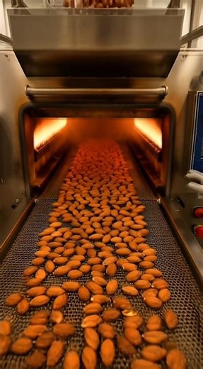 Inside an Almond Factory – 5 Mind-Blowing Processes 🌰 #shorts