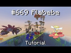 How to build a Pokémon Flabébé in Minecraft (Tutorial)