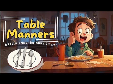 TABLE MANNERS | A Musical Journey to Good Table Manners for Kids | From Napkins to No Slurping