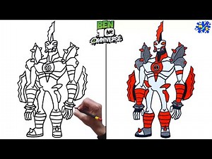 How to Draw Mad Way Big from Ben 10 Omniverse || Step by Step