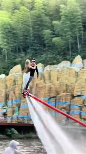Exciting Hoverboard Water Jet Thrills in Adventure Park