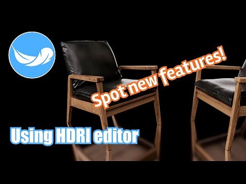 How to use HDRI editor in Light Tracer Render