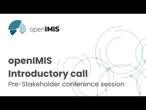 openIMIS Introductory Call