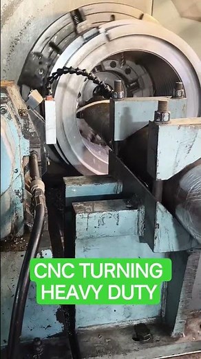 CNC Turning Heavy Duty Machine Full Working Demo