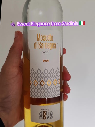 Moscato di Sardegna DOC 2016: Sweet Elegance