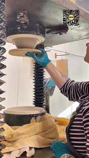 How Ceramic Bowls Are Made Using a RAM Press Machine #9work