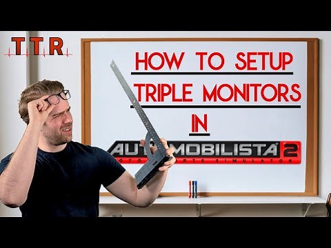 How to Setup Triple Monitors in Automobilista 2 with Correct Alignment and Field of View +/- NVIDIA