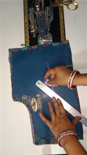 🔥 Trending blouse back neck design cutting and stitching | Blouse designs #shorts #shortsfeed