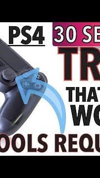 PS4: HOW TO FIX STICK DRIFT (JOYSTICK) ON PS4 CONTROLLER WITHOUT OPENING
