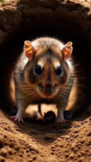 This Rat Entered a Burrow… The Camera Saw Everything