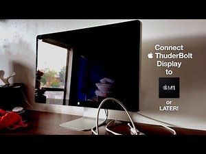 How To connect an Apple ThunderBolt Display to any MODERN Mac! (M1 or later)