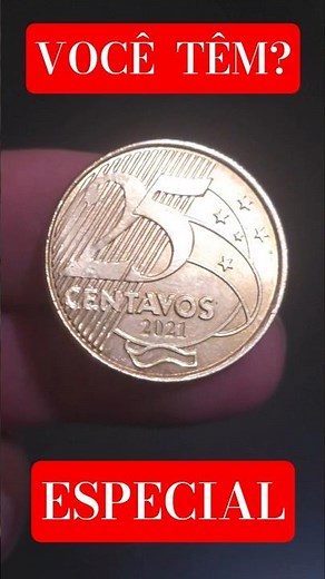 🔥Moeda especial e valiosa de 25 centavos 2021 ❗ você têm?