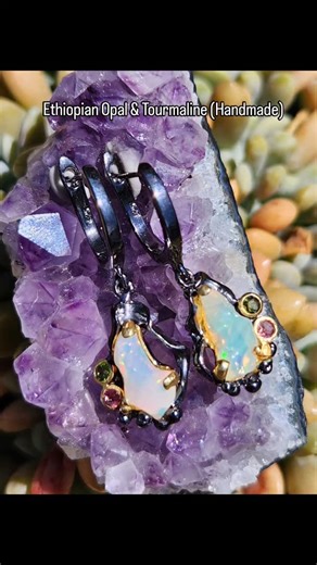 30 reactions · 17 comments | Handmade Ethiopian Opal and Tourmaline...