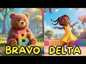 Alpha Bravo Charlie to Zulu | Phonetic Alphabet Song | ABC Song for Kids | Nursery Rhymes