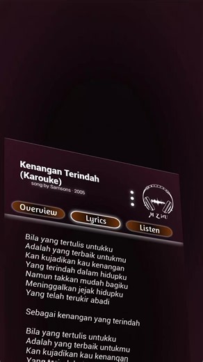Kenangan Terindah lirik lengkap — Karaoke & Lagu Kenangan
