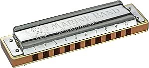 Amazon.com: Hohner 1896BX Marine Band Harmonica, Key of F Sharp Natural Minor : Everything Else