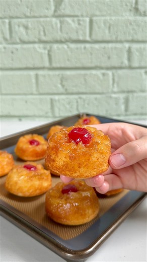 Mini Pineapple Upside Down Cakes