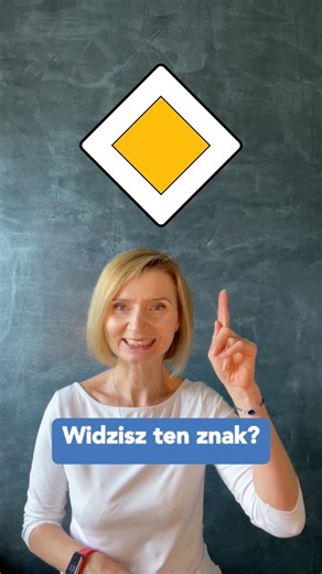 Skrzyżowanie nie odwołuje znaku D-1 #egzaminnaprawojazdy