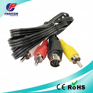 [Hot Item] 3RCA to 10 Mini Pin DIN Audio Video Cable