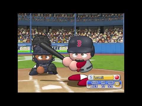 MLB Power Pros 2008 PS2 | Red Sox at Yankees | Gameplay