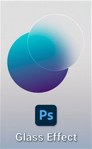 How to Make a Glass Effect in Photoshop Fast!