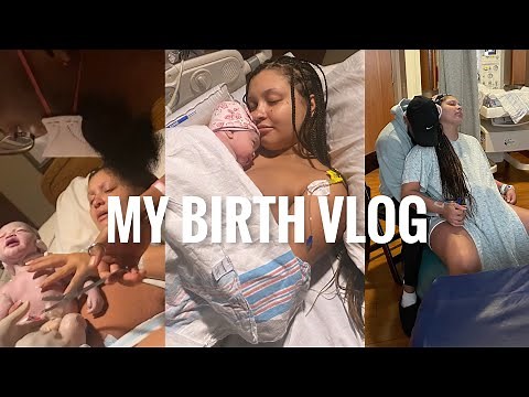 MY BIRTH VLOG! *raw and real* first time mom full labor & delivery