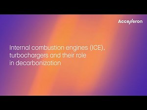 Turbochargers, Internal Combustion Engines and their role in decarbonization