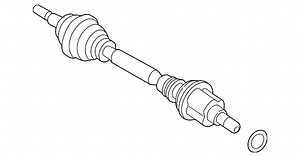 Shaft - Front Axle - Driver's Side (LH)