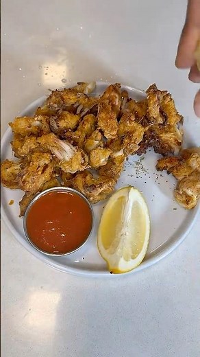Air Fried Calamari 🦑🔥 (Low-Cal, High Protein)