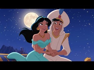 Aladdin & Jasmine Love Story | Disney-Style Animated Fairytale (1992)