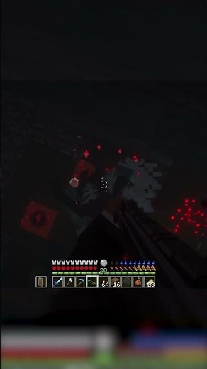 Guns vs Spooky cave🗣🗣 #minecraft #horror #minecraftgunmod #zombieapocalypse