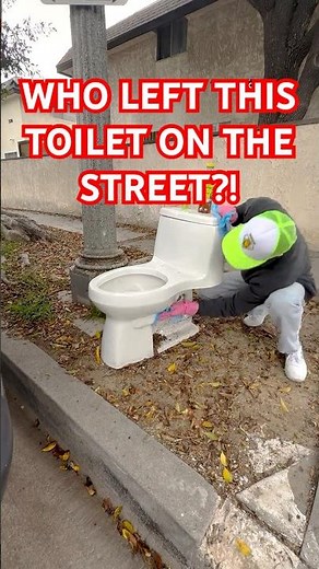 Cleaning an abandoned toilet DIY transformation #shorts