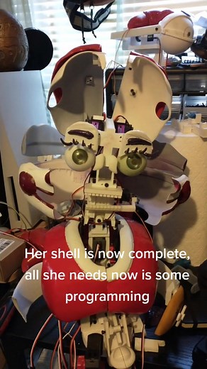 Circus Baby animatronic nearly done#fnaf #fivenightsatfreddy #engineering #3dprinting #robot #animatronic #circusbaby | VomitedThoughts