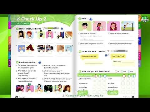 Everybody Up 4 - Check Up 2 - Units 3 and 4