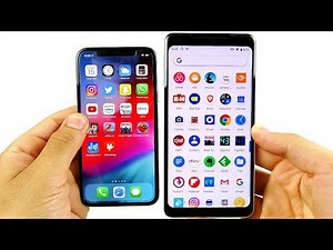 iOS 12 vs Android 9 Pie Speed Test!