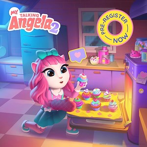 There are so many sweet treats to bake in #MyTakingAngela2, but I think there’s room for one more! 🧁😋 Pre-register now on Google Play! 👩‍🍳👉 https://o7n.co/mta2-fb-prereg Pre-registration is available only on Google Play from June 17, 2021 to July 13, 2021 by 24:00 CET. | Talking Angela