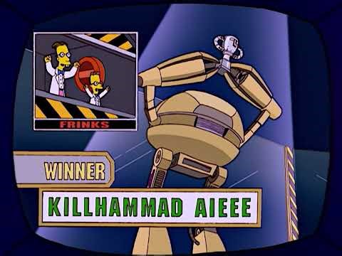 Simpson 15x09 ED-209 vs Terminator T-800