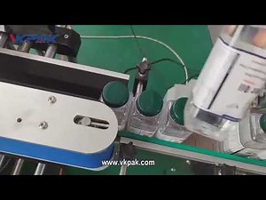 Square Bottle Labeler, Square Bottle Wrap Around Label Applicator Machine