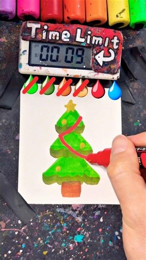 Drawing Christmas tree in 30Sec